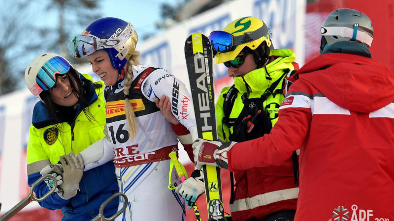 Mohla jsem přijít o nohu, přiznala Vonnová. Po pádu na olympiádě ji zachránila série operací