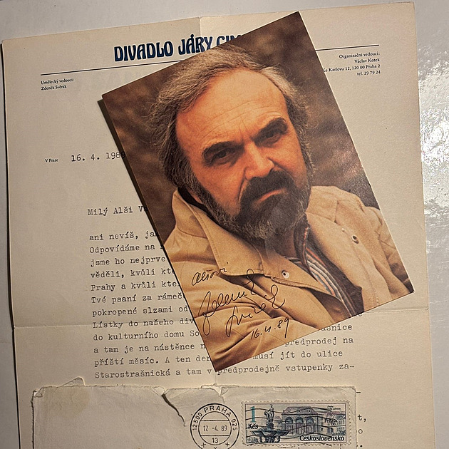 Znovunalezený dopis Zdeňka Svěráka z roku 1989 odhalil zásadní informaci