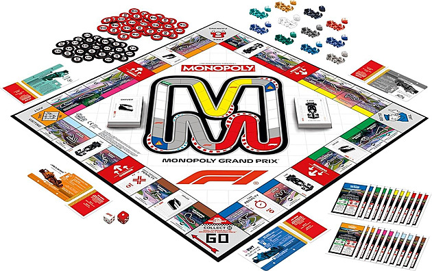 Legendární Monopoly dostanou edici F1. Hráči budou závodit po okruzích