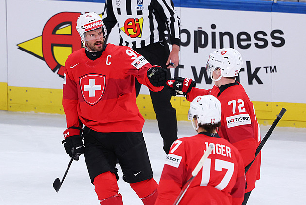 ONLINE: Švýcarsko - Maďarsko 9:0. Favorit dominoval, kapitán Josi slaví hattrick